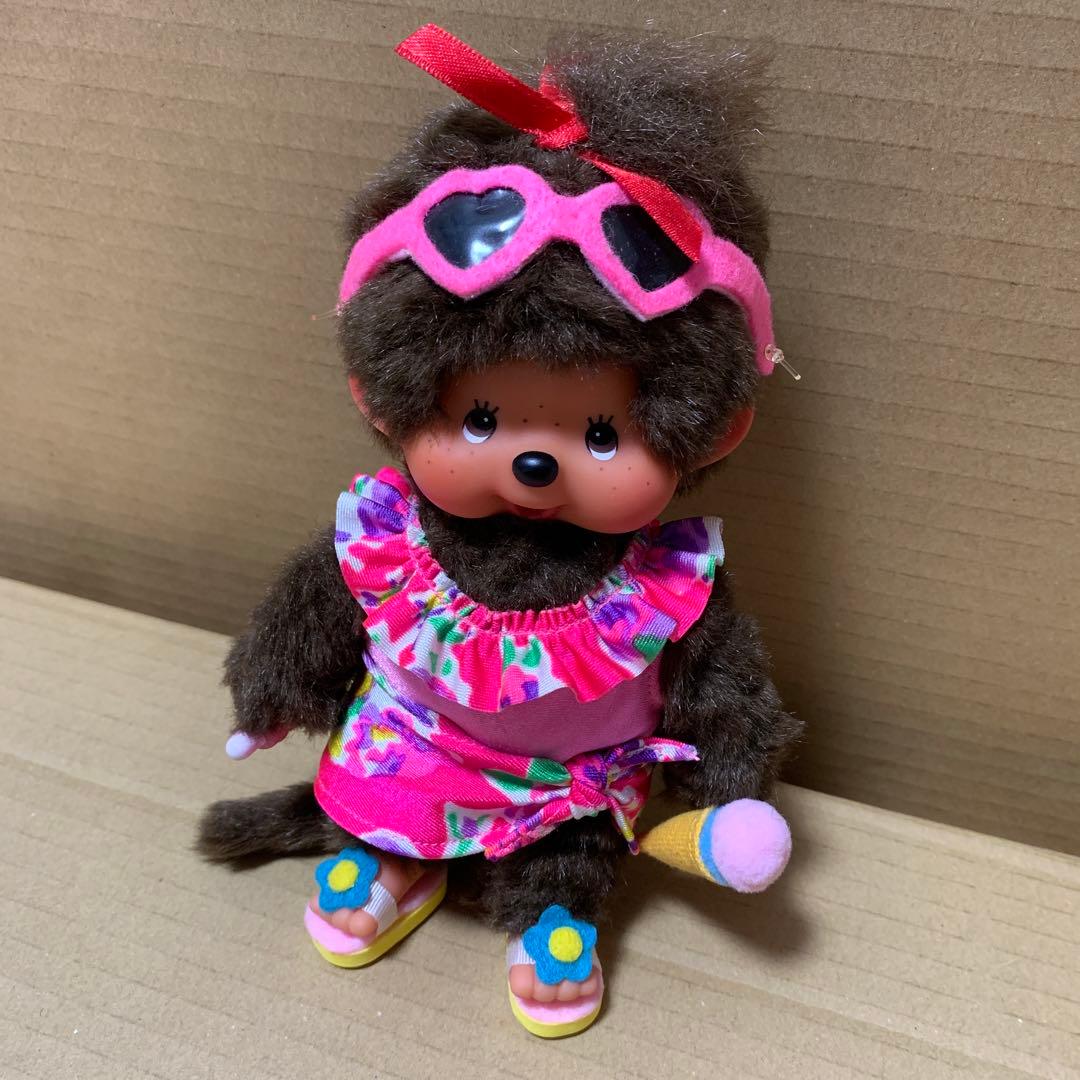 【希少】モンチッチ　水着　ピンク　アイス　MONCHHICHI