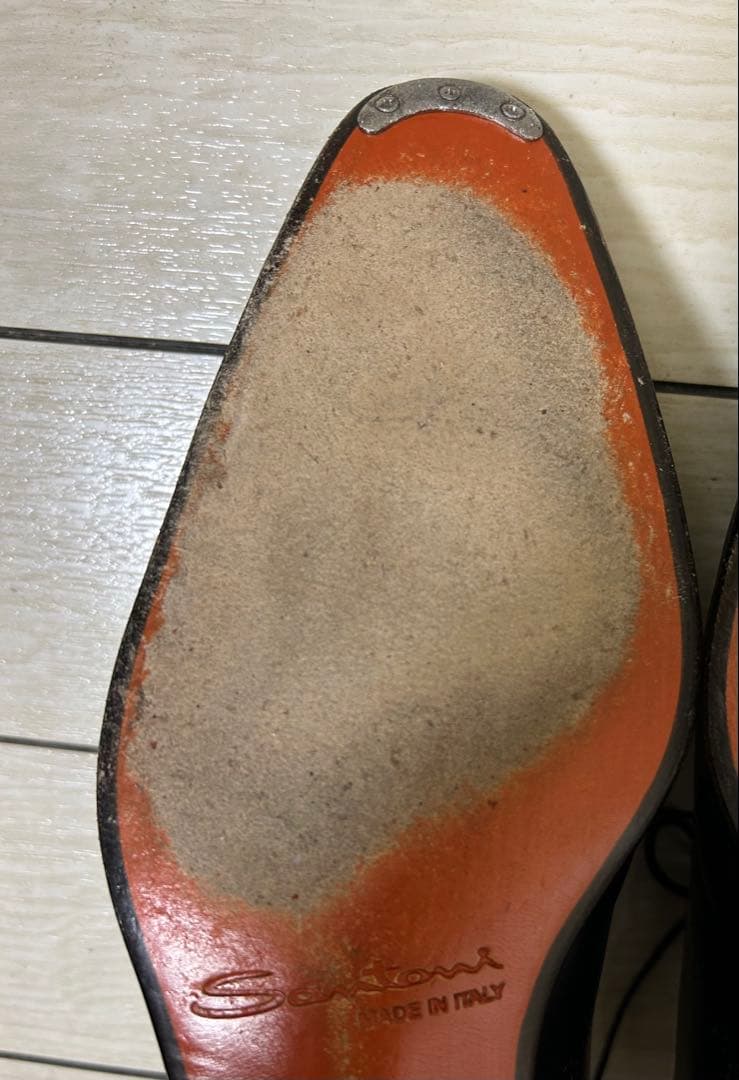 Santoni ブラックオックスフォードシューズ　11542