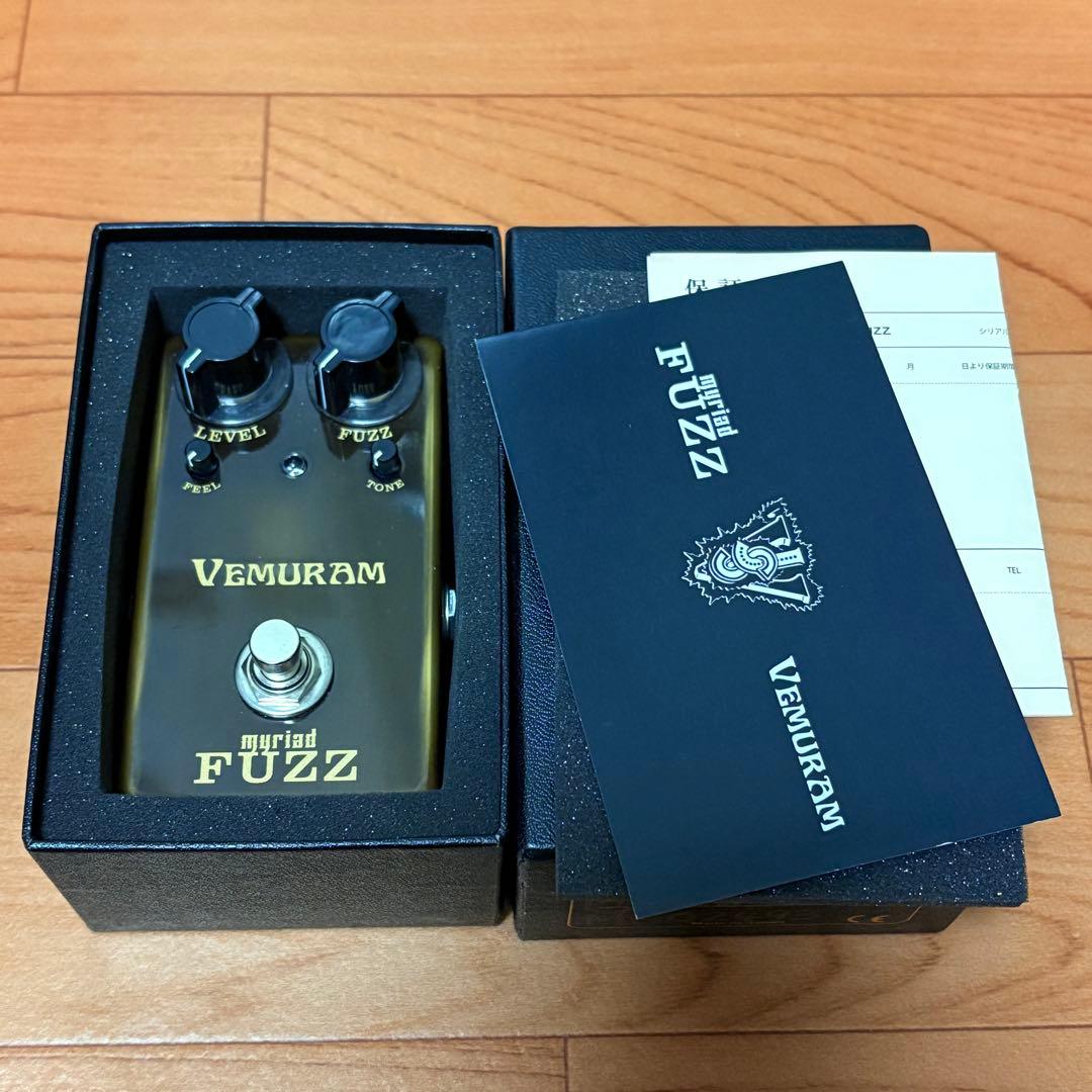 初期箱 Vemuram myriad FUZZ ギターエフェクター - メルカリ