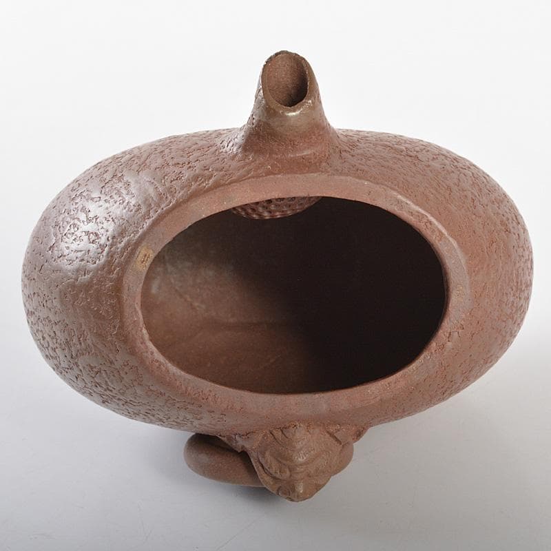 中国　紫砂　朱泥　急須　茶壷　D　R7266