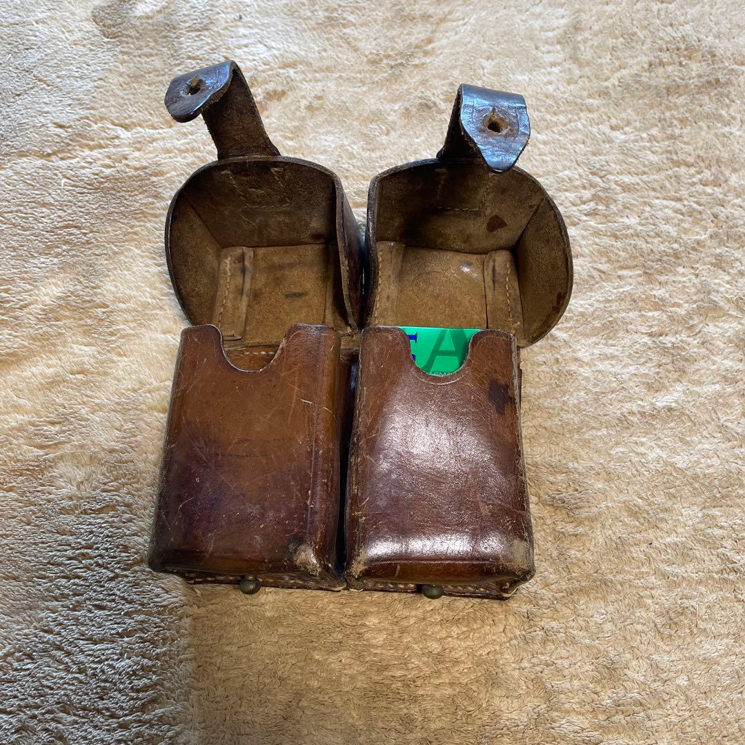 ミリタリー　ポーチ　レザー