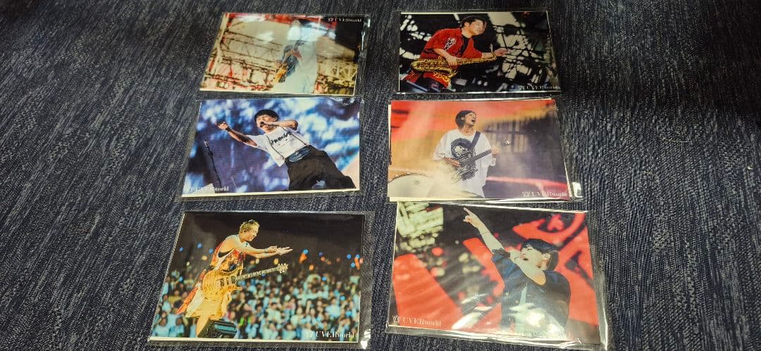 UVERworld グローブ 新品未使用+オンラインくじキーホルダー、写真