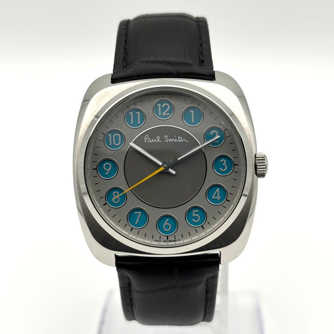 Paul Smith ダイヤル クォーツ 腕時計 グレー メンズ 箱付き
