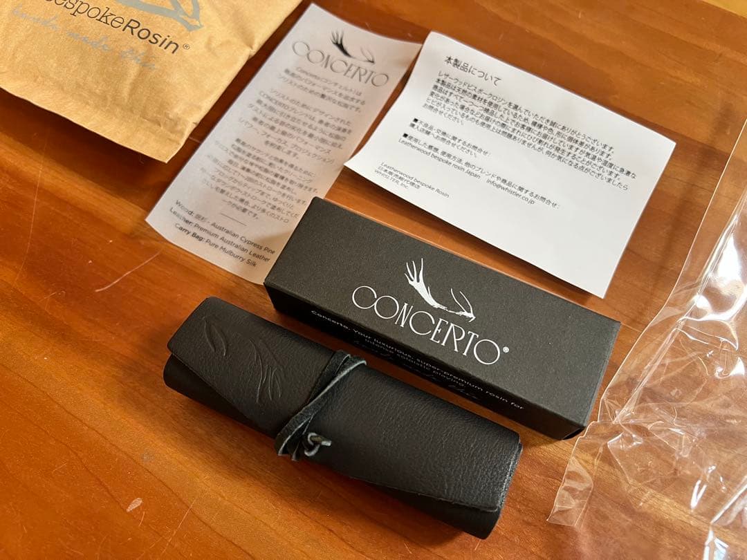 Leatherwood Bespoke Rosin “CONCERTO” 松脂