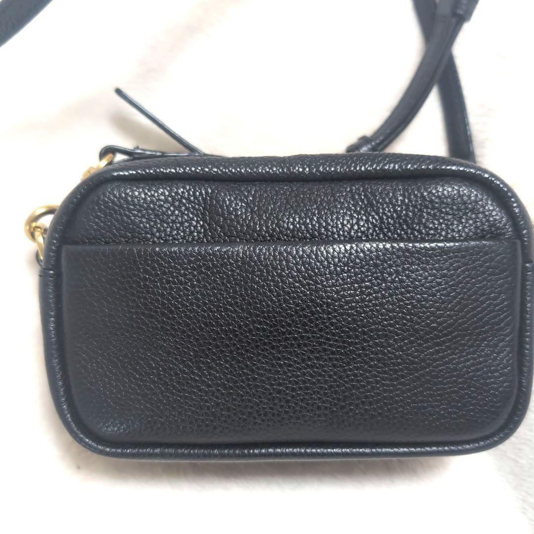 TORYBURCH　トリーバーチ　ペリー ボンベミニショルダーバッグ　レザー　黒