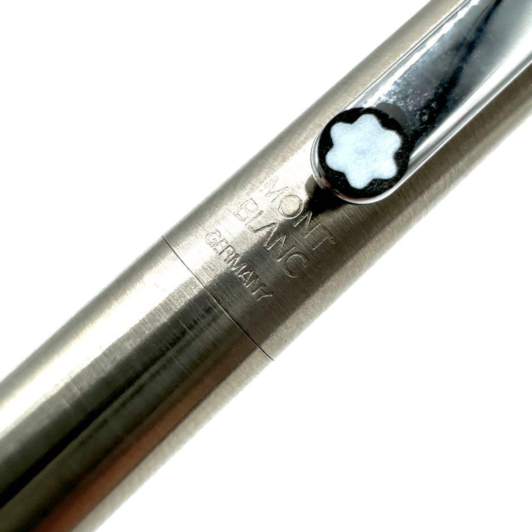 MONTBLANC ボールペン シルバー スリムライン ノック式 - メルカリ