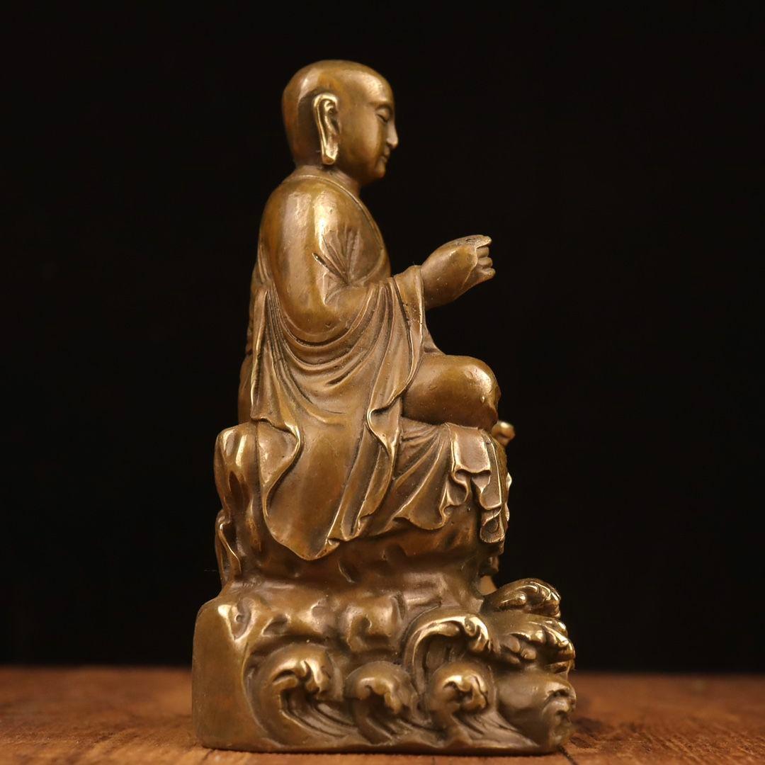 地蔵 菩薩 観音 銅製 仏像 彫刻 置物 開運 風水 鎮宅辟邪