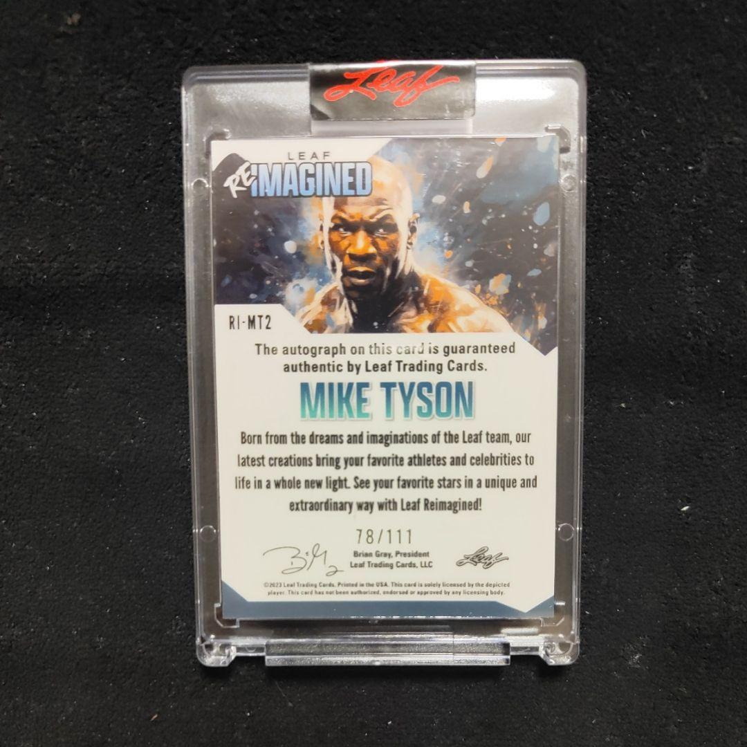 leaf マイク・タイソン　サインカード