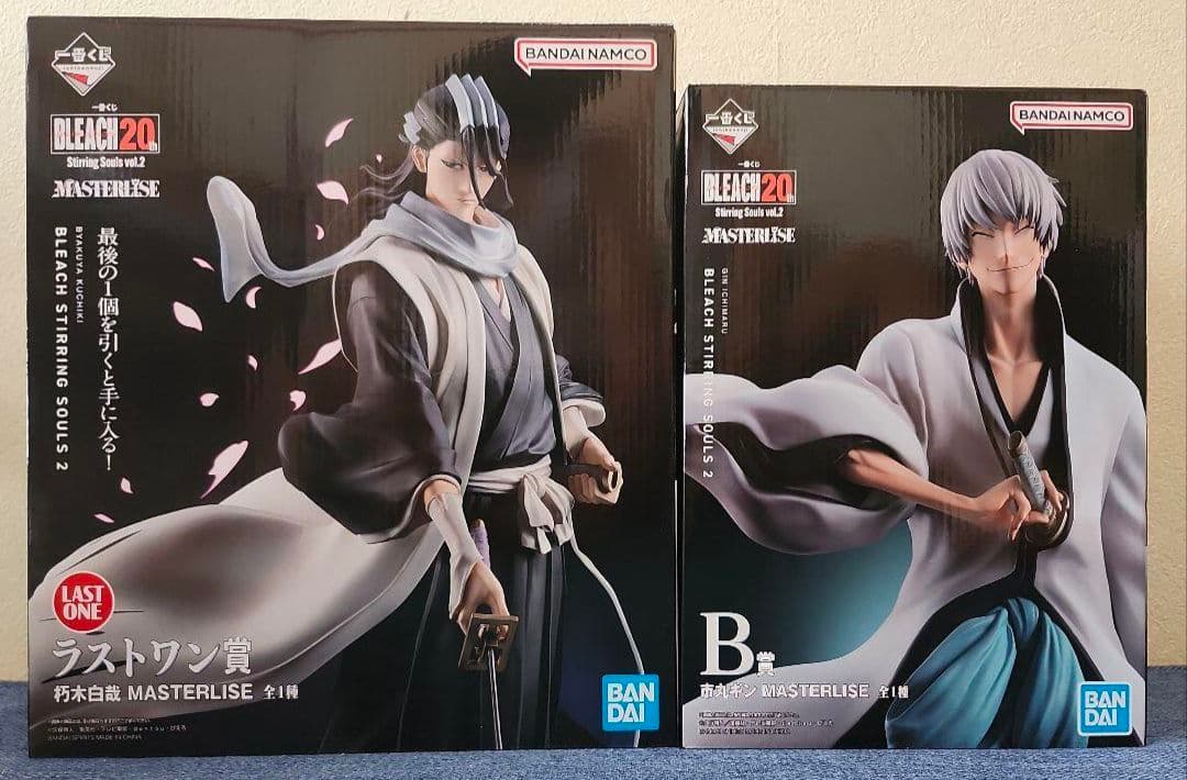 BLEACH 一番くじ フィギュア セット 朽木白哉 市丸ギン フィギュア