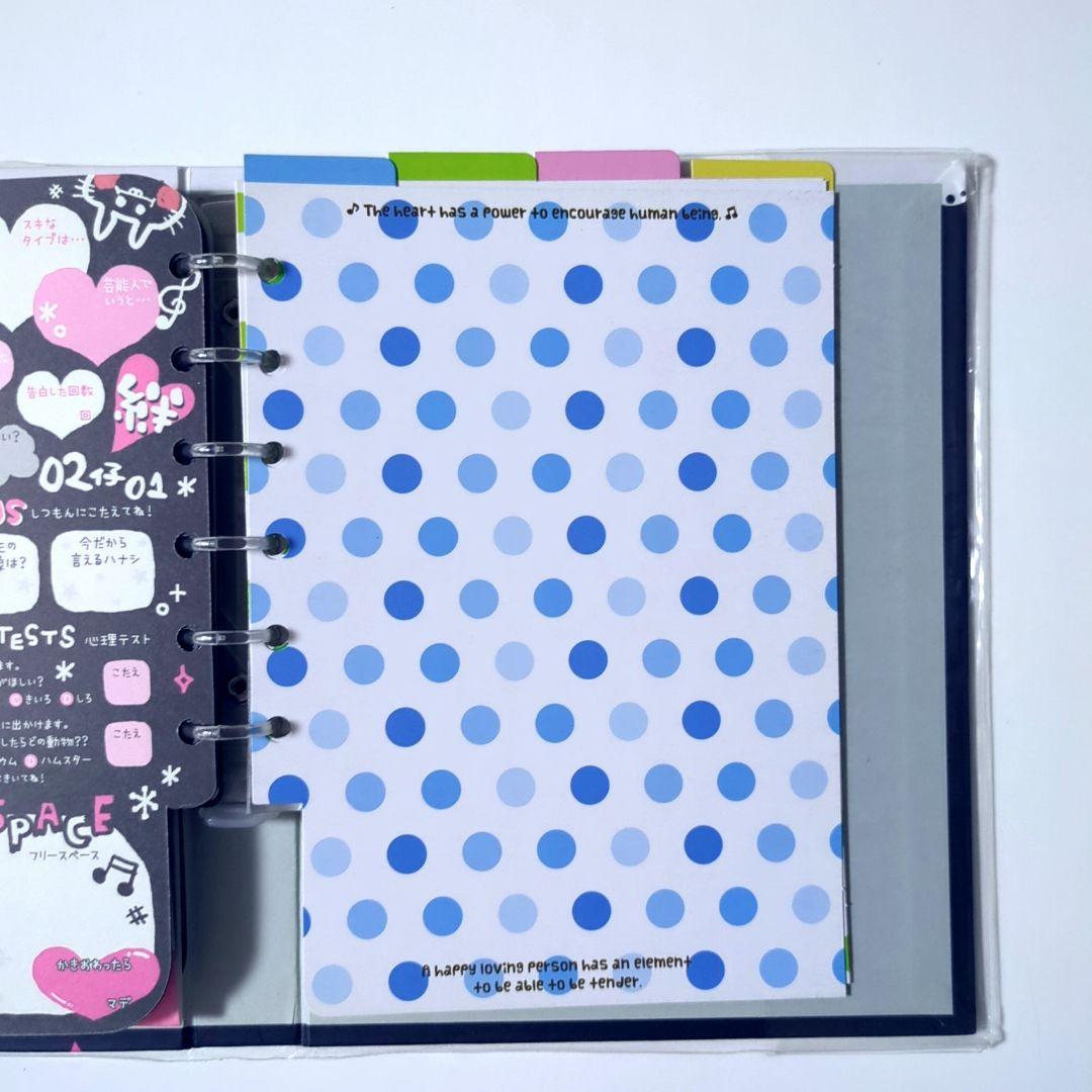 当時物】平成レトロ プロフィール帳 ギャル