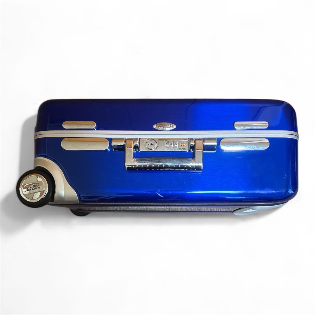 ゼロハリバートン キャリーケース 二輪 青