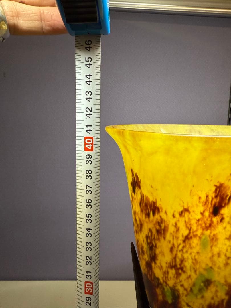 Dome Nancyチューリップタイプのガラスシェード電気スタンド Dome