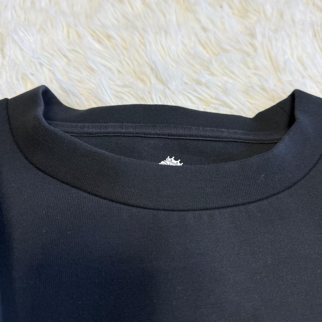 【V12】美品 ダンボールニット ブラック 1サイズ レディース ワッペン