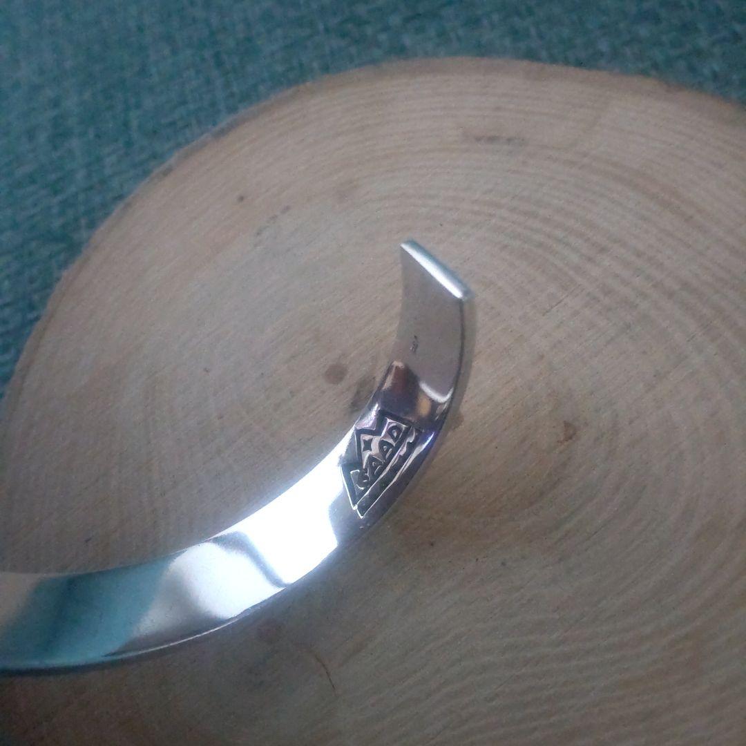 SAAD・OLDメディスンホイール サンシンボル カスタム925バングル・超希少