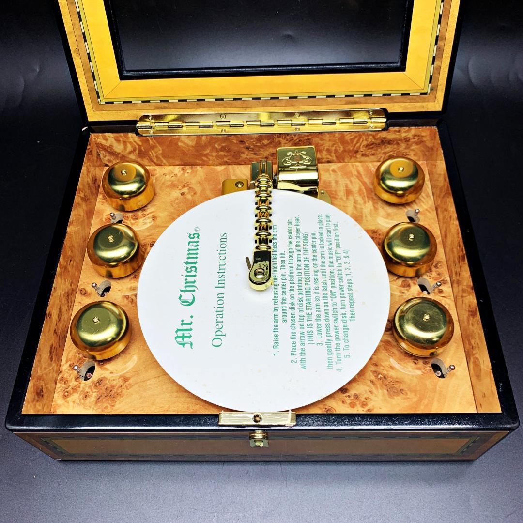 ミスタークリスマス 6ベル オルゴール ディスク 16枚 最高級 レア 動画あり