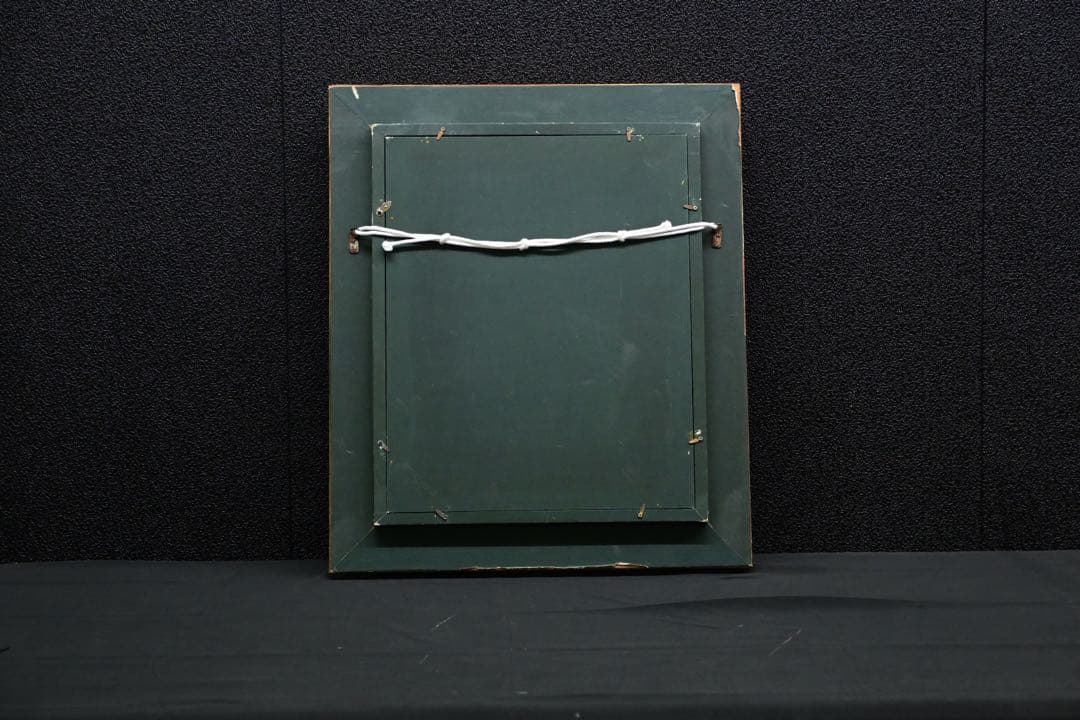 真筆保証】花 鈴木千久馬 F6 静物 無垢額 金 木彫 壁掛 インテリア