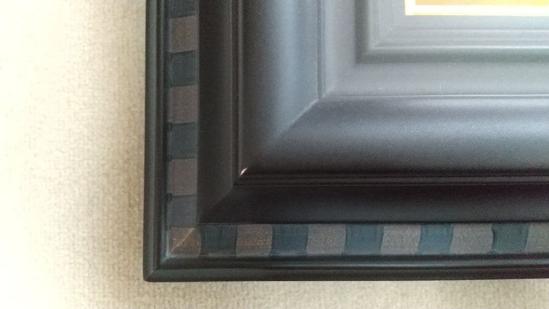 油絵　荒木淳一　ベネチアの夕暮 2016年　サイン　油絵　フィレンツェ　p6