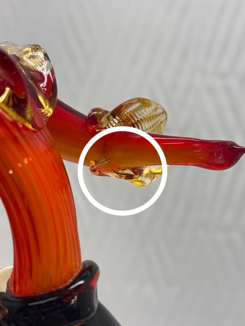 ベネチアンガラス 人形 フラメンコダンサー 置物 工芸品 硝子細工