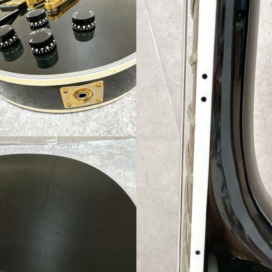 ぼっちざろっく レスポールカスタム 左 レフティ エレキギター 黒金 後藤ひとり