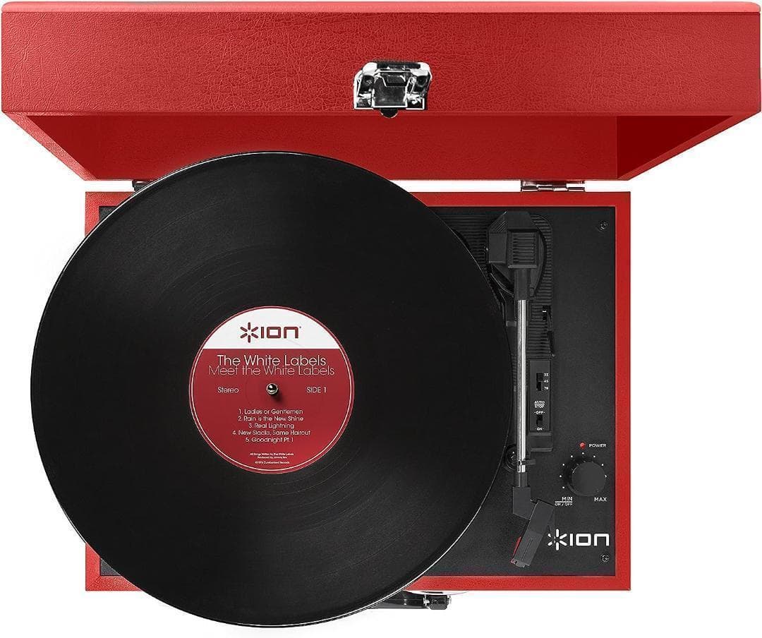 【M2429-118-85】 ポータブルレコードプレーヤー　スーツケース型