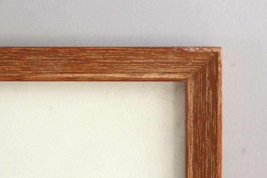 No5297額装　久保嶺爾　「朝霧」　直筆サイン　落款　共シール　風景　送料無料