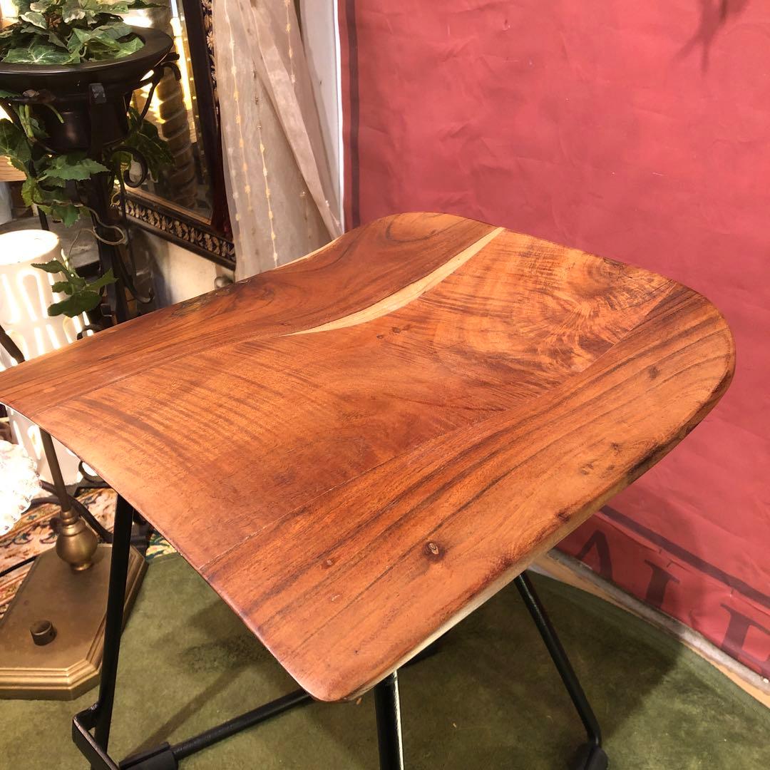 インダストリアル系　アカシアソリッド鉄脚　MASARAスタイル