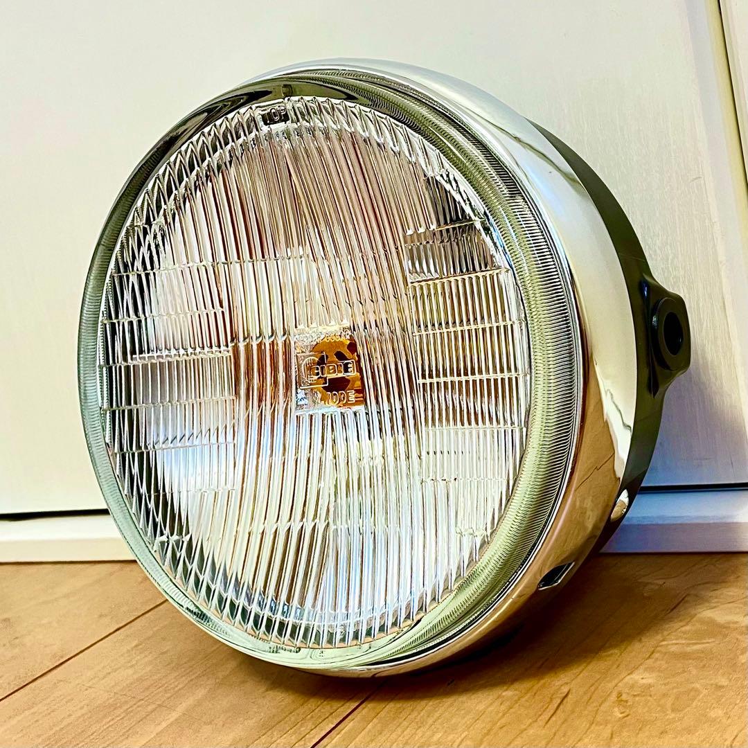 当時物 シビエ 凹み ヘッドライト CIBIE スーパーオスカー マーシャル