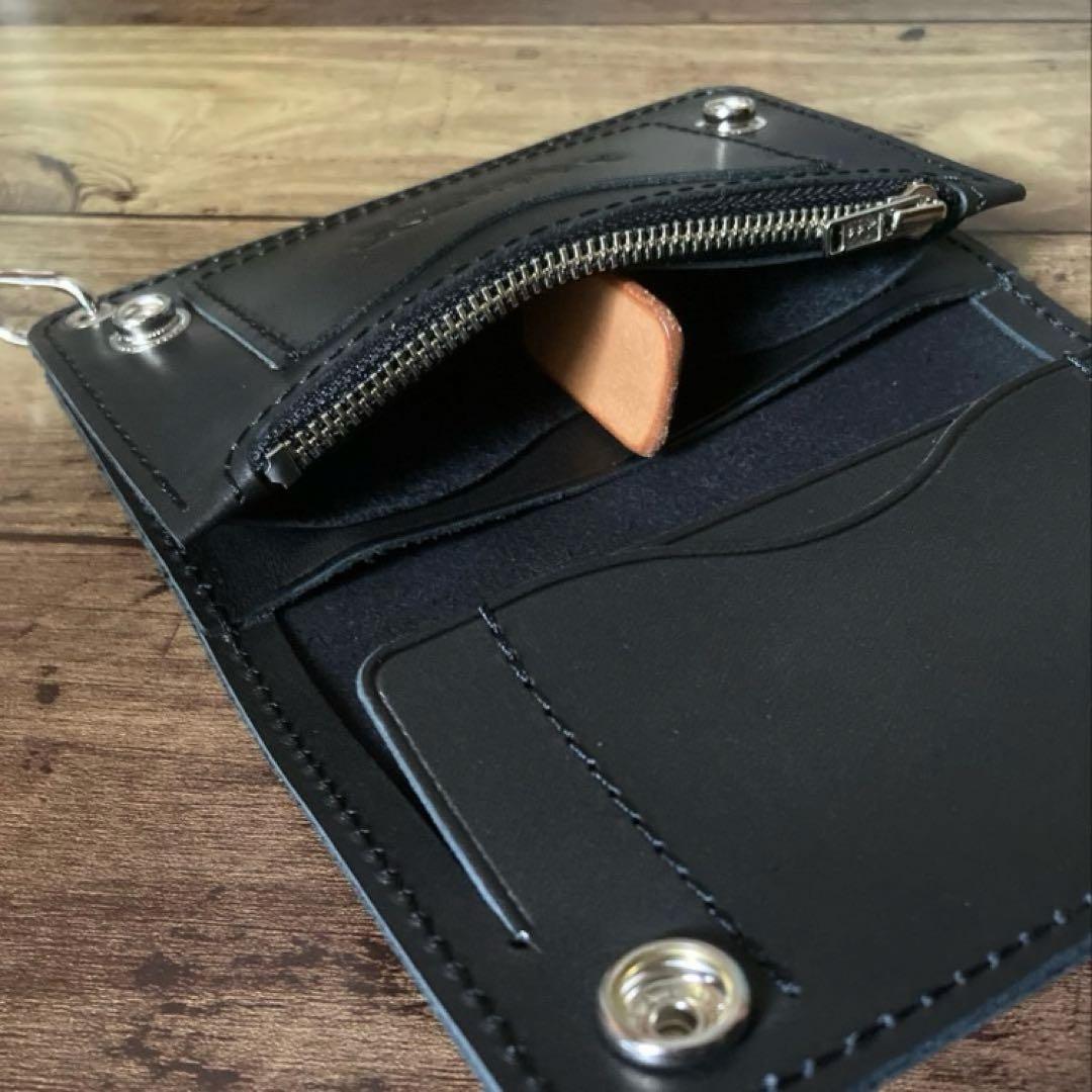 【はーる】COW CRUST トラッカーウォレット150（ミドル）2.5層