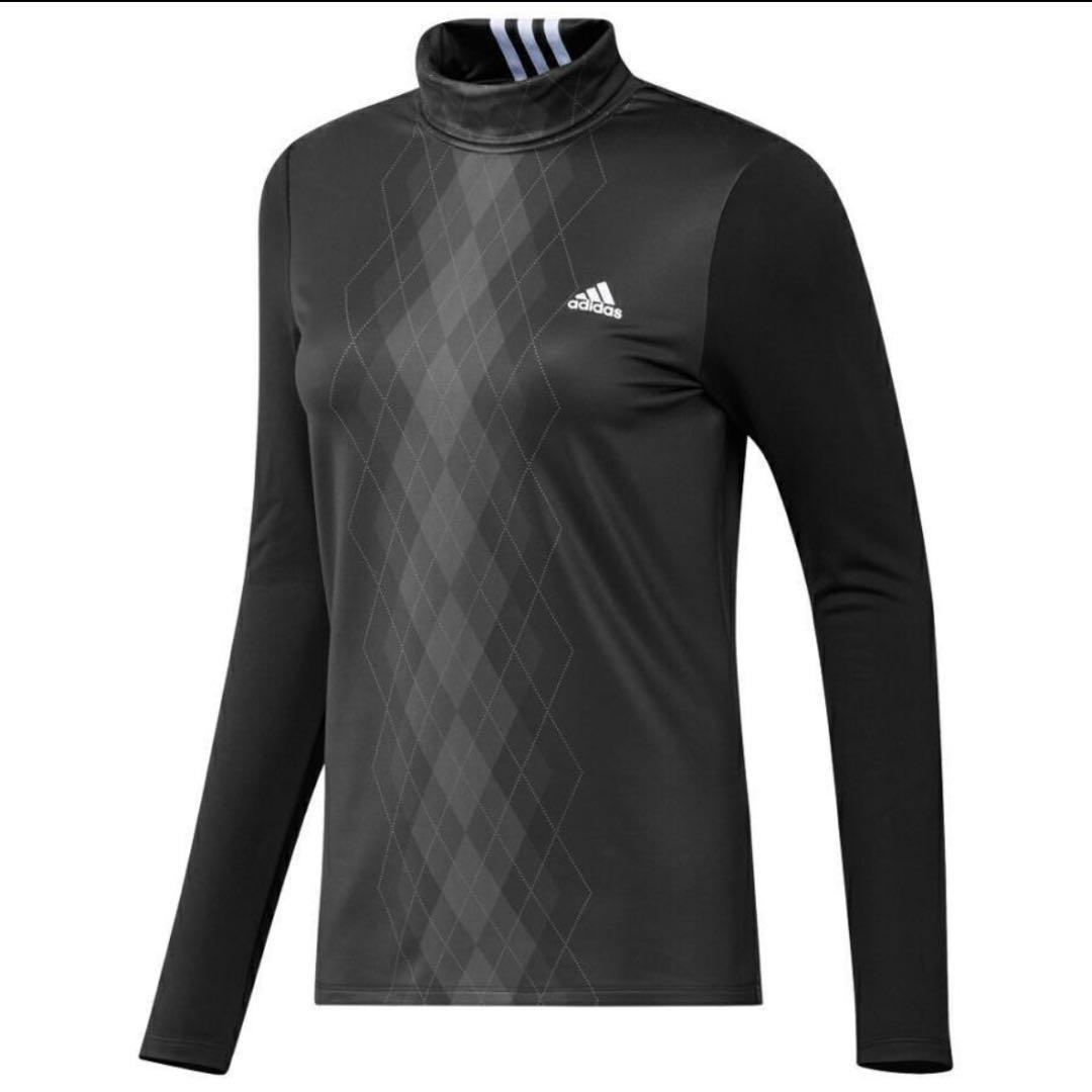 adidas GOLF【L】セットアップ 長袖モック＆ボンディング保温スカート