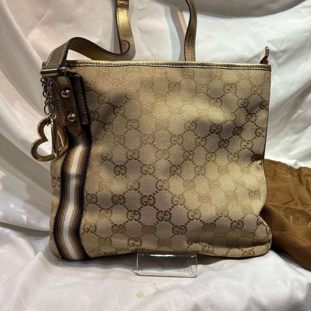 GUCCI GGパターン ショルダーバッグ ベージュ