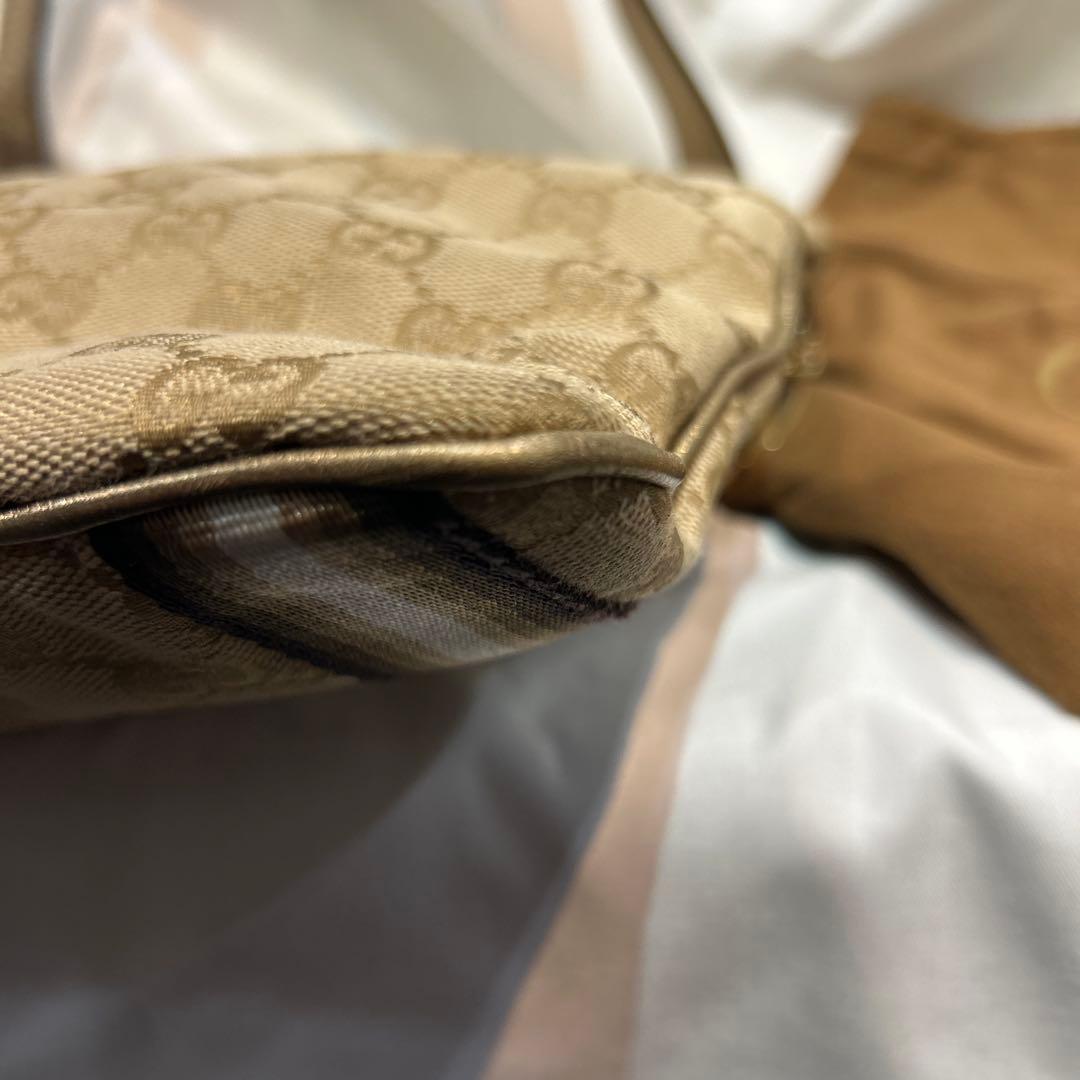 GUCCI GGパターン ショルダーバッグ ベージュ