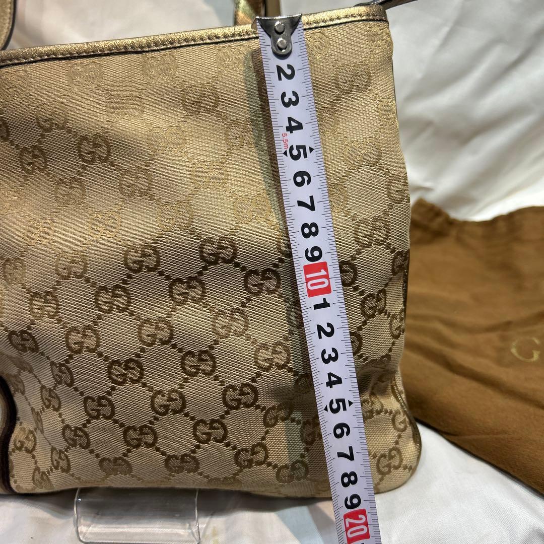 GUCCI GGパターン ショルダーバッグ ベージュ