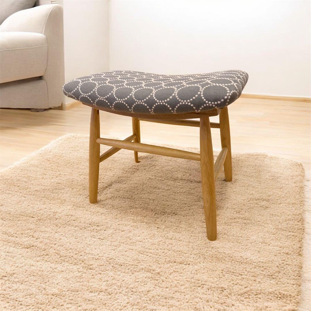 ミナペルホネン 生地 スツール チェア 北欧スタイル 新品未使用 インテリア雑貨