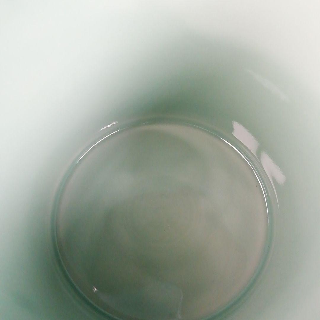 T844 水指 『末広 高麗青磁 一重口水指』『瑞豊 造』 共箱 茶道具