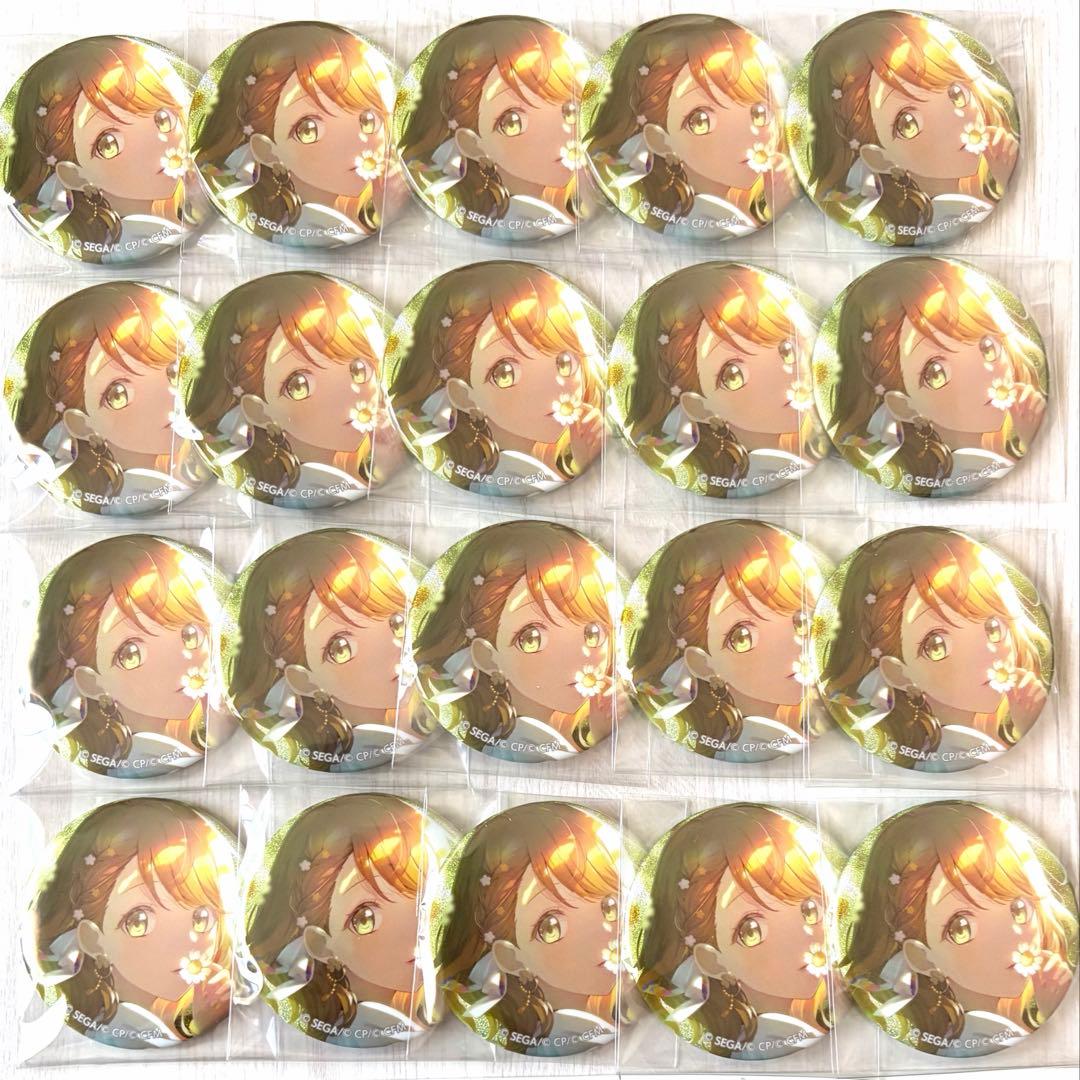 プロセカ プロジェクトセカイ グリッター缶バッジ グリ缶 8B 花里