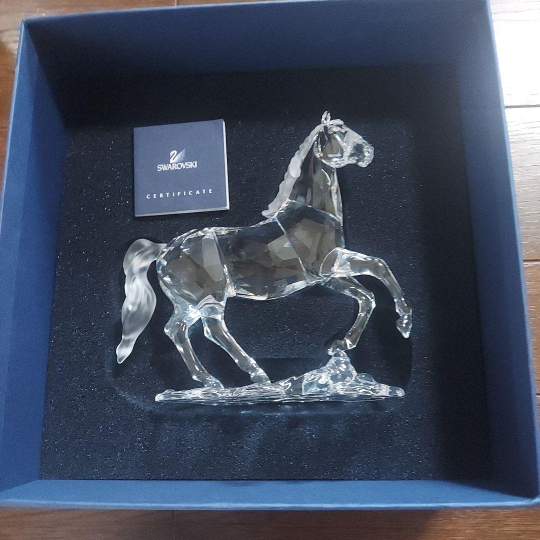 Swarovski 馬のクリスタルフィギュア Swarovski 馬のクリスタルフィギュア Swarovski 馬のクリスタル