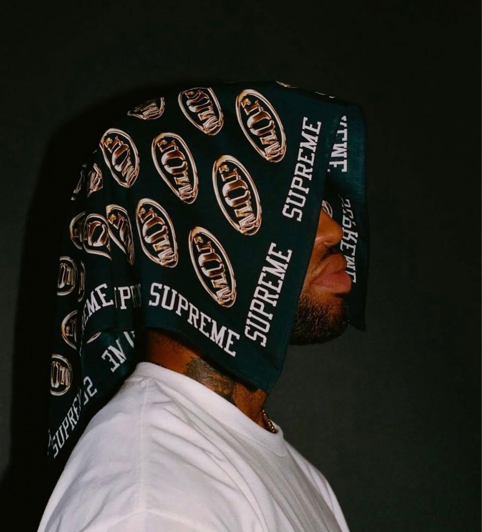 SUPREME M.O.P. Bandana エムオーピー バンダナ White