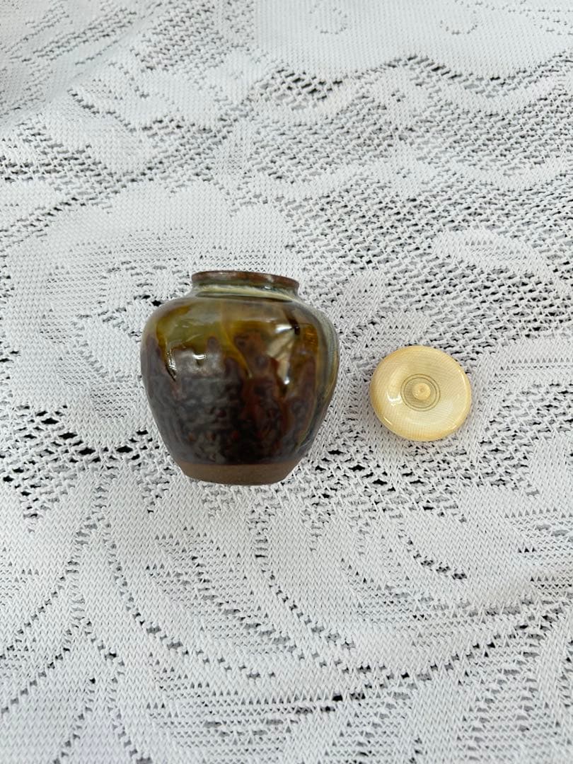 茶入 高取焼き 2点セット 茶道具