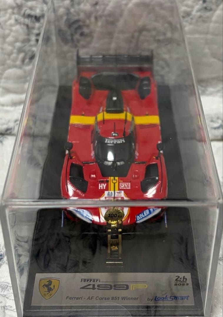 ルックスマート1/43 フェラーリ AFコルセ 499P 2023ルマン優勝