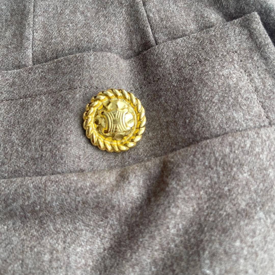 セリーヌ　ゴールドボタン　タイトスカート　38