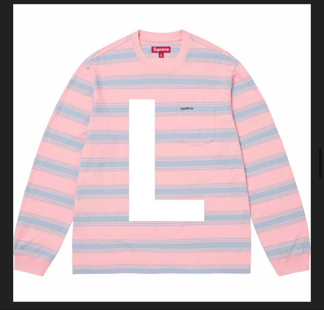 Supreme Stripe Pocket L/S Top - メルカリ