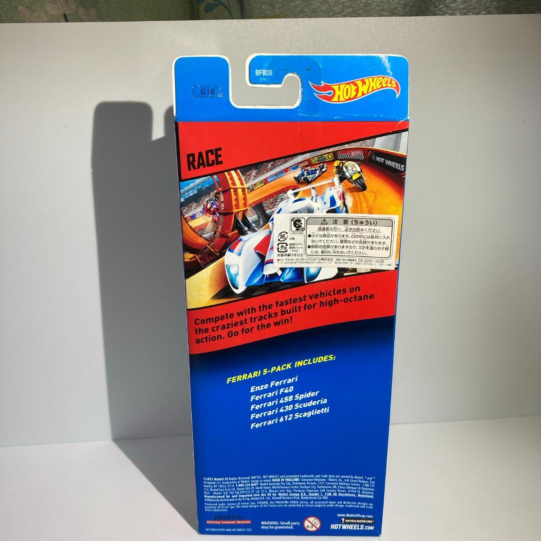 ホットウィールフェラーリ5PACK【BFB28】未開封ミニカー