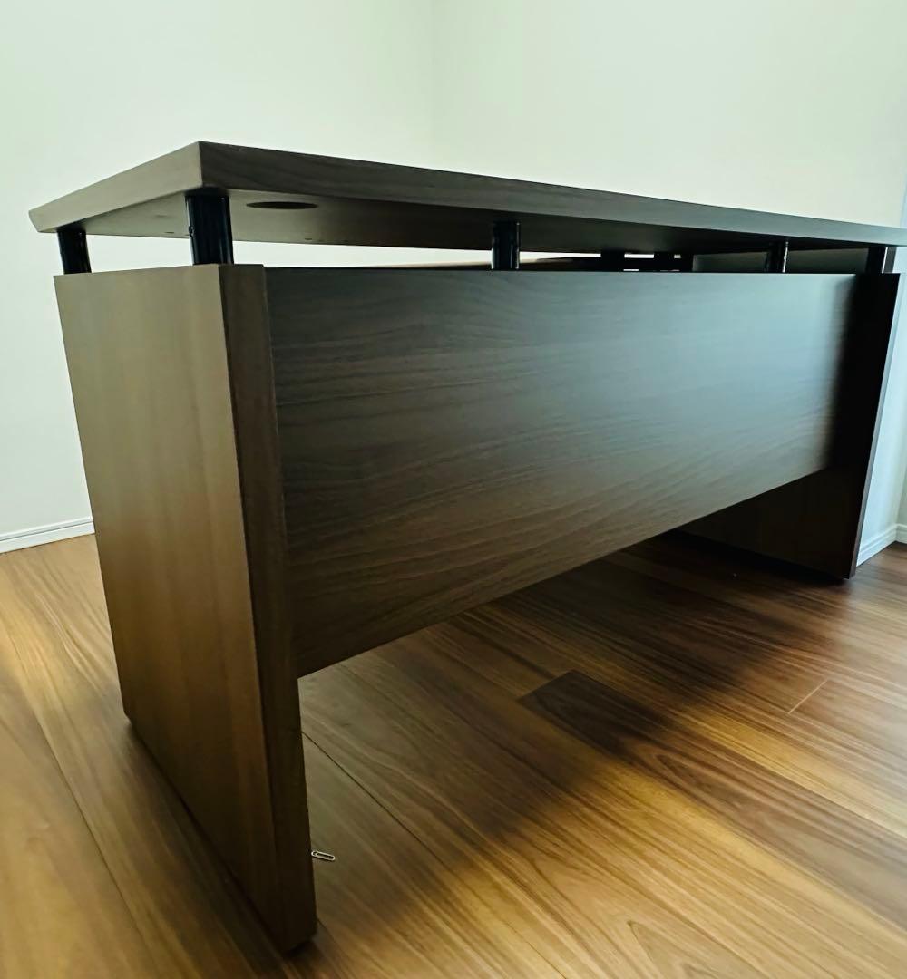 ニトリ　システムデスク　ミドルブラウン　ラボーロ　140MBR