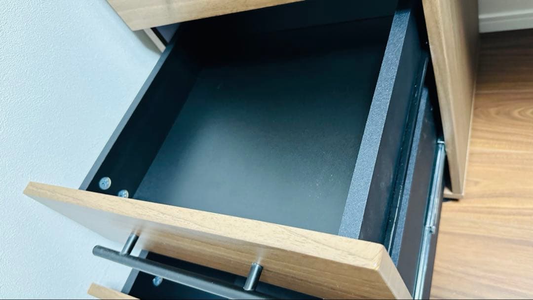 ニトリ　システムデスク　ミドルブラウン　ラボーロ　140MBR