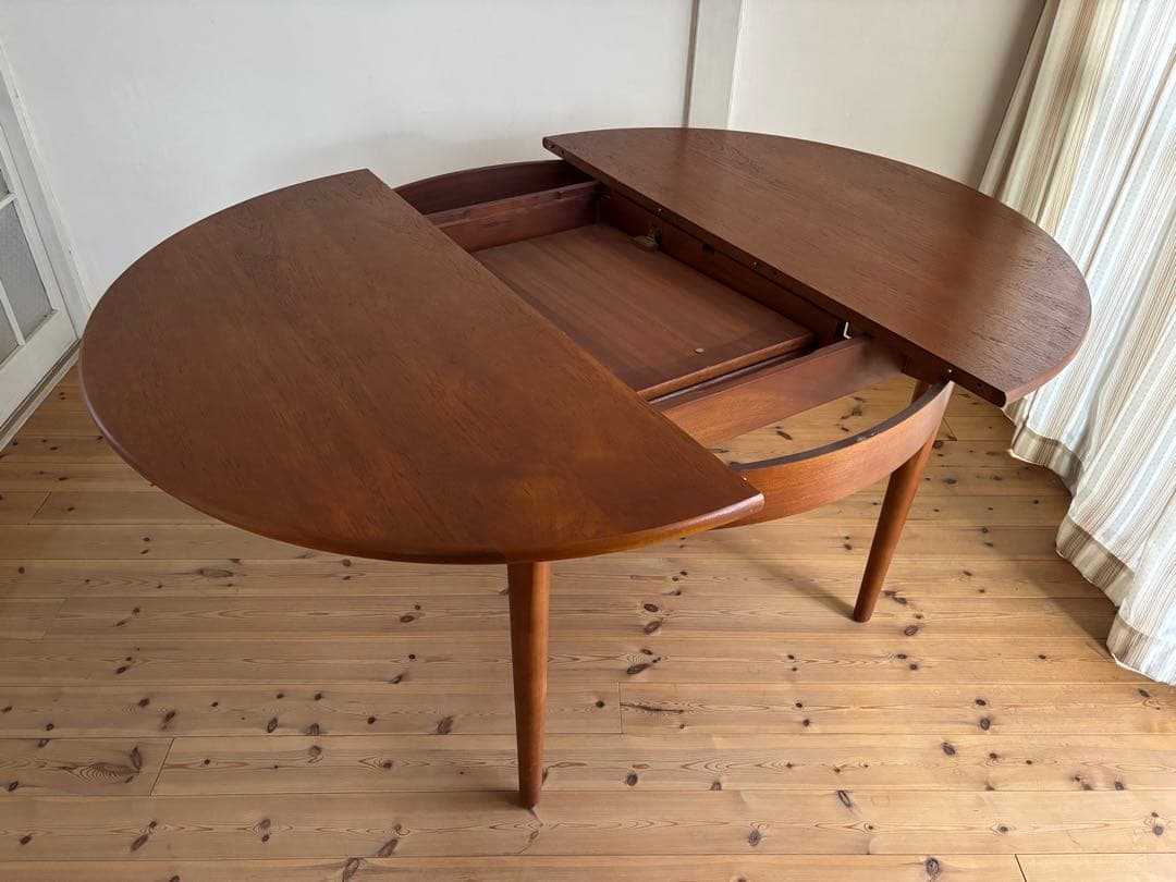 アロマ　ジェンティーク/Jentique ラウンドエクステンションテーブル