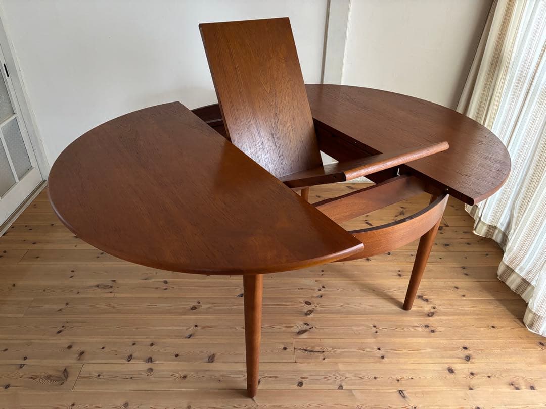 アロマ　ジェンティーク/Jentique ラウンドエクステンションテーブル