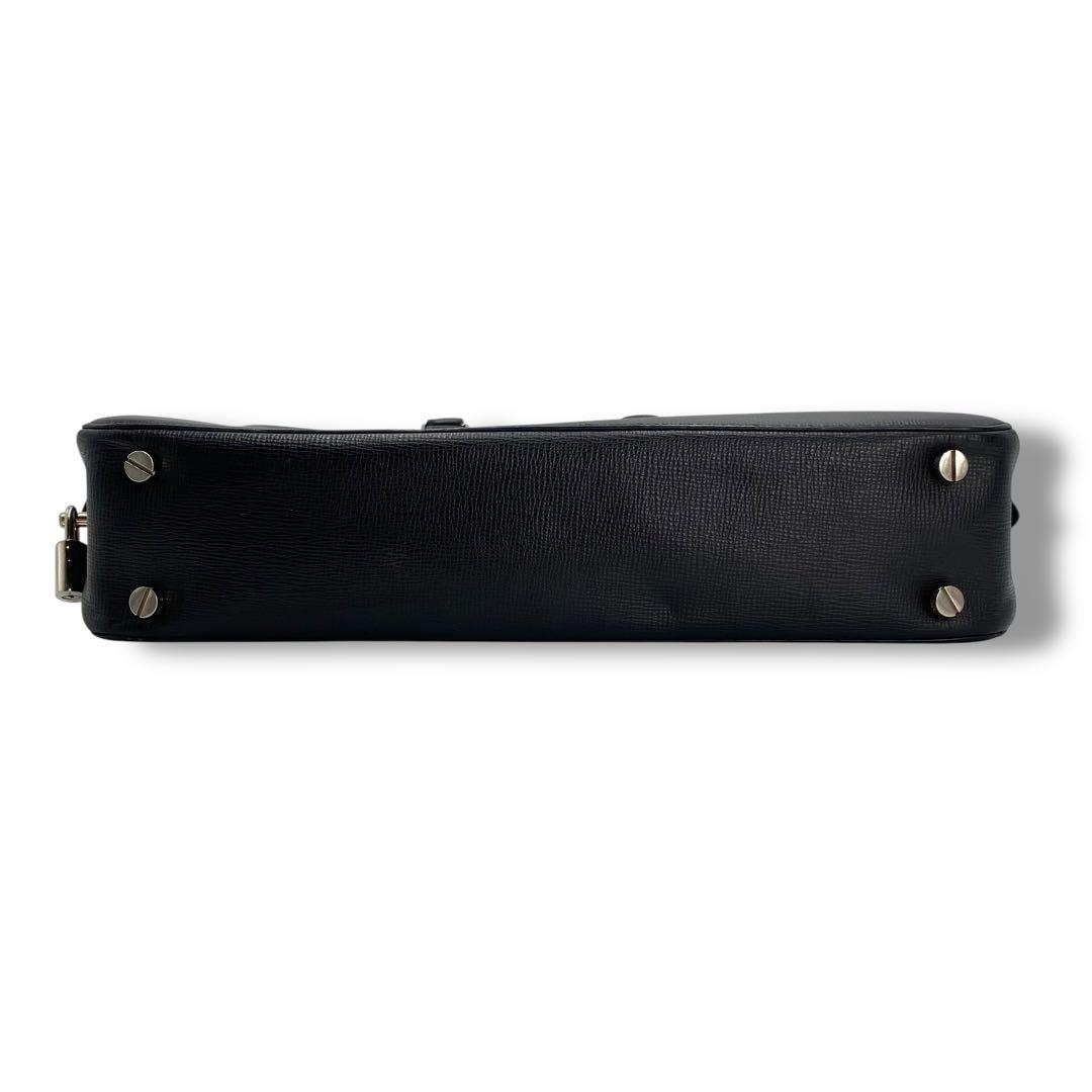 美品 BALLY バリー レザー 2WAY バッグ ビジネス A4 ブラック