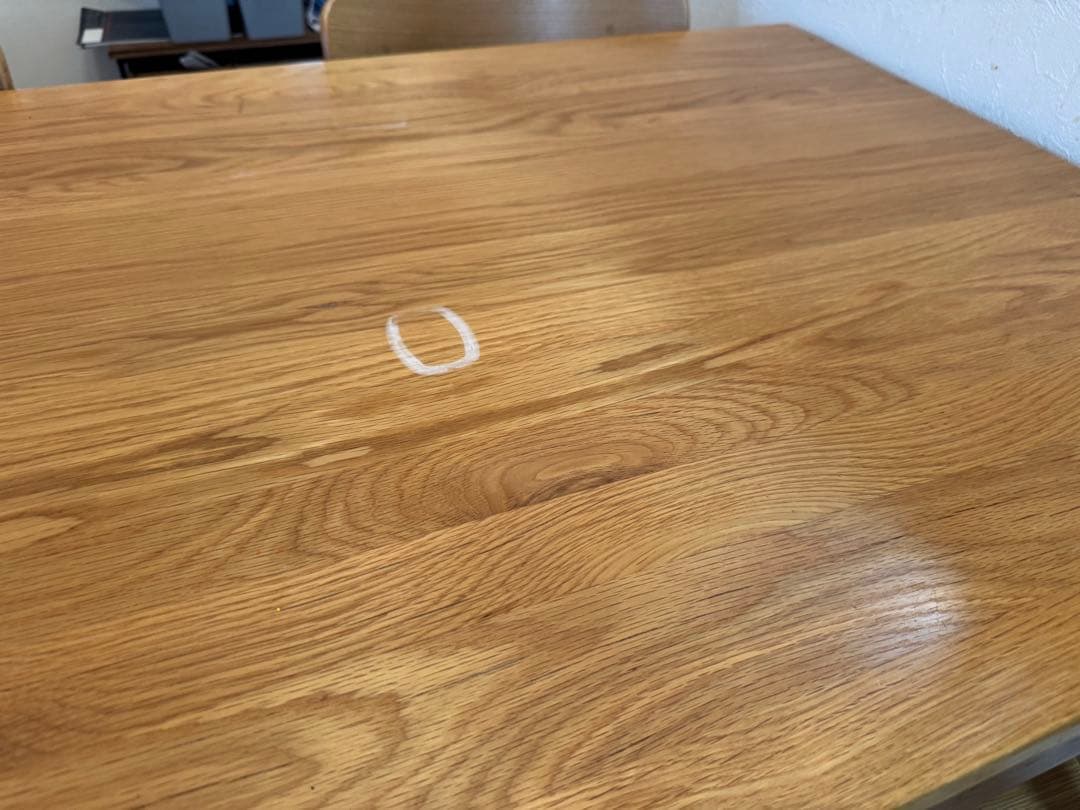 無印良品 ダイニングテーブルセット チェア オーク材 大阪 手渡し 期間限定