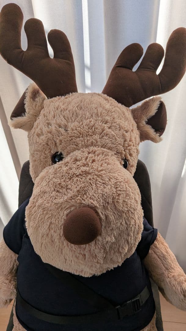 非売品　VOLVO ボルボ　トナカイ　 特大ぬいぐるみ　120センチ　エルク