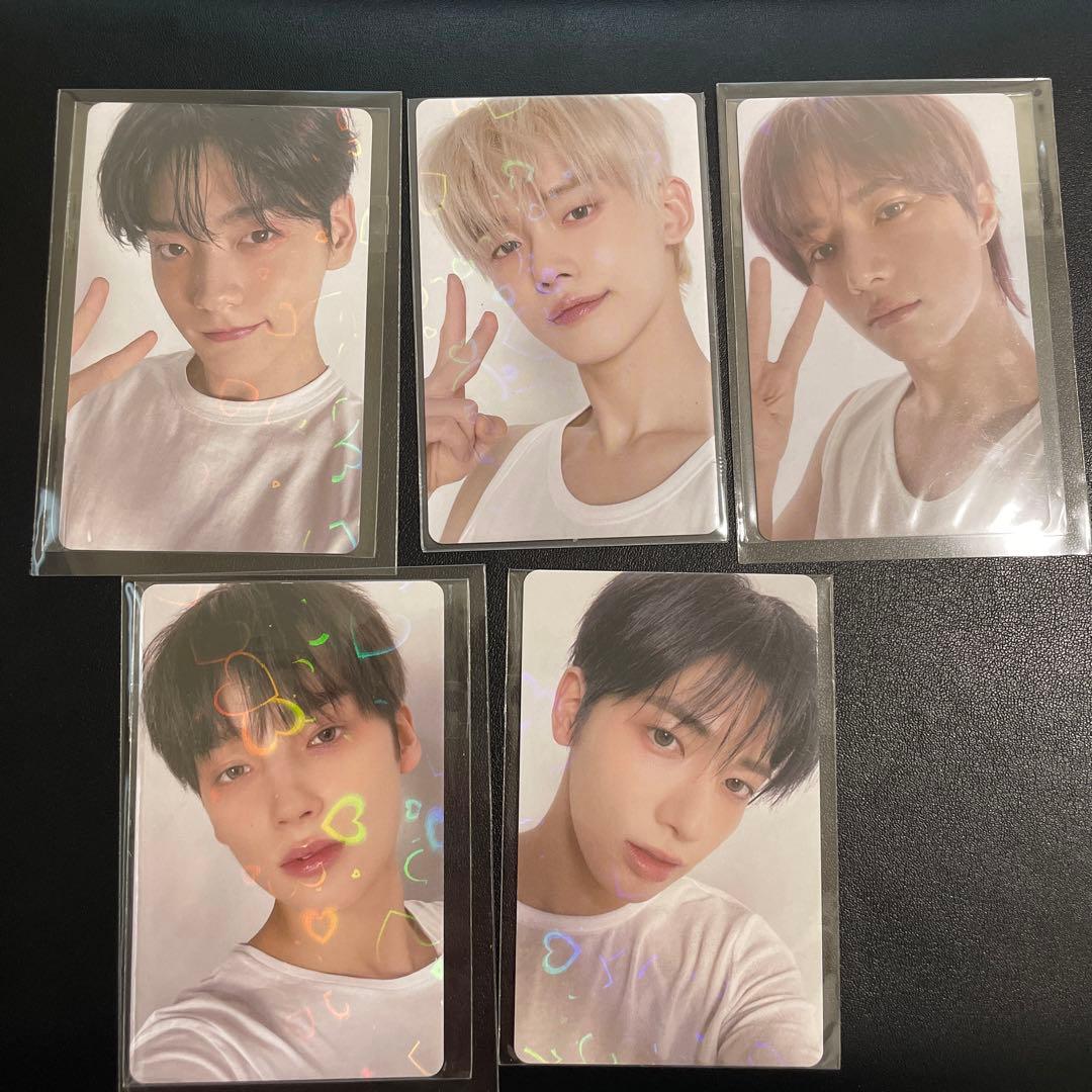 TXT 特典ホログラムトレカ オールメンバー 全員分 &TEAM weverse 特典